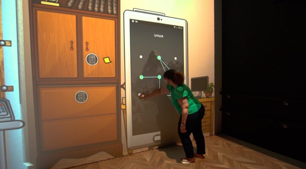interactive wall escape game